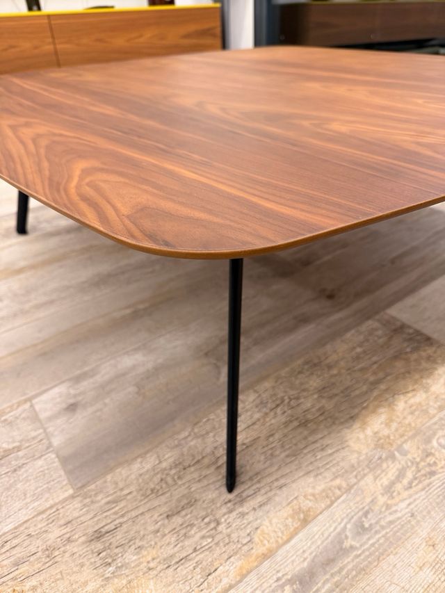 Mesa de centro madera nogal