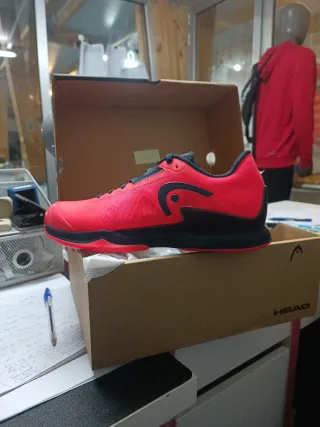 Zapatillas Tenis Head Rojas y Negras