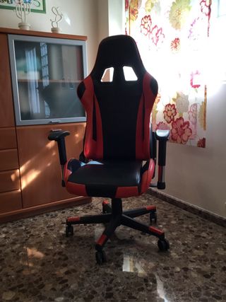 Poltrona Gaming Seminuova Nero/Arancione