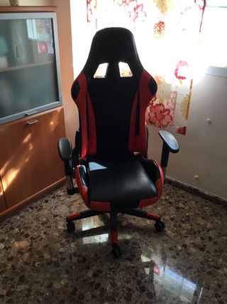 Poltrona Gaming Seminuova Nero/Arancione