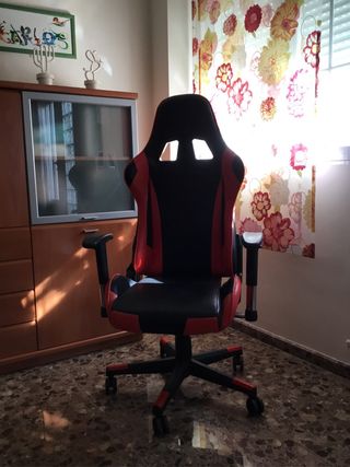 Poltrona Gaming Seminuova Nero/Arancione