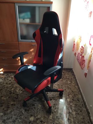 Poltrona Gaming Seminuova Nero/Arancione