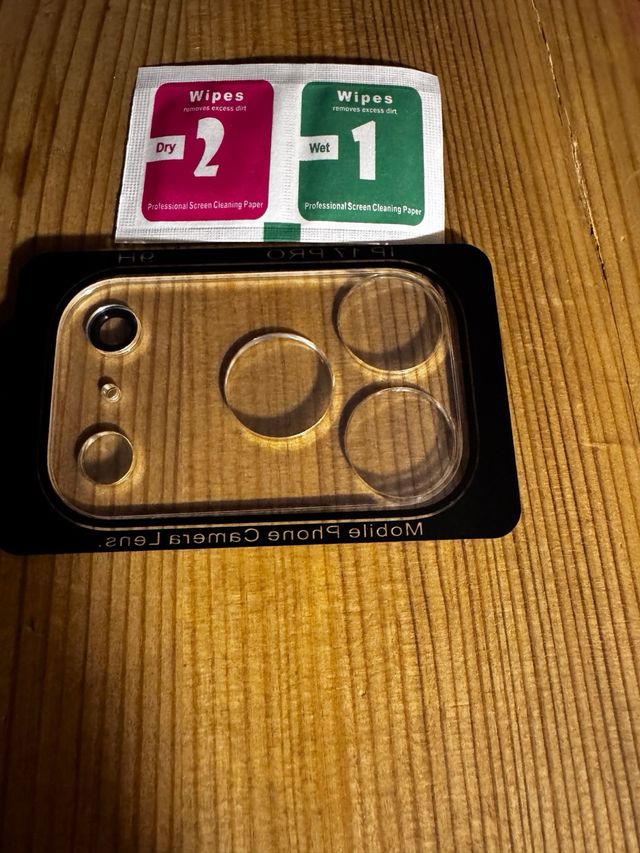 Protector Lente Cámara iPhone 17 PRO 3D