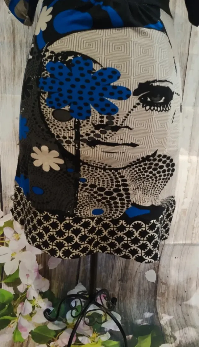 Vestido Koroshi estampado