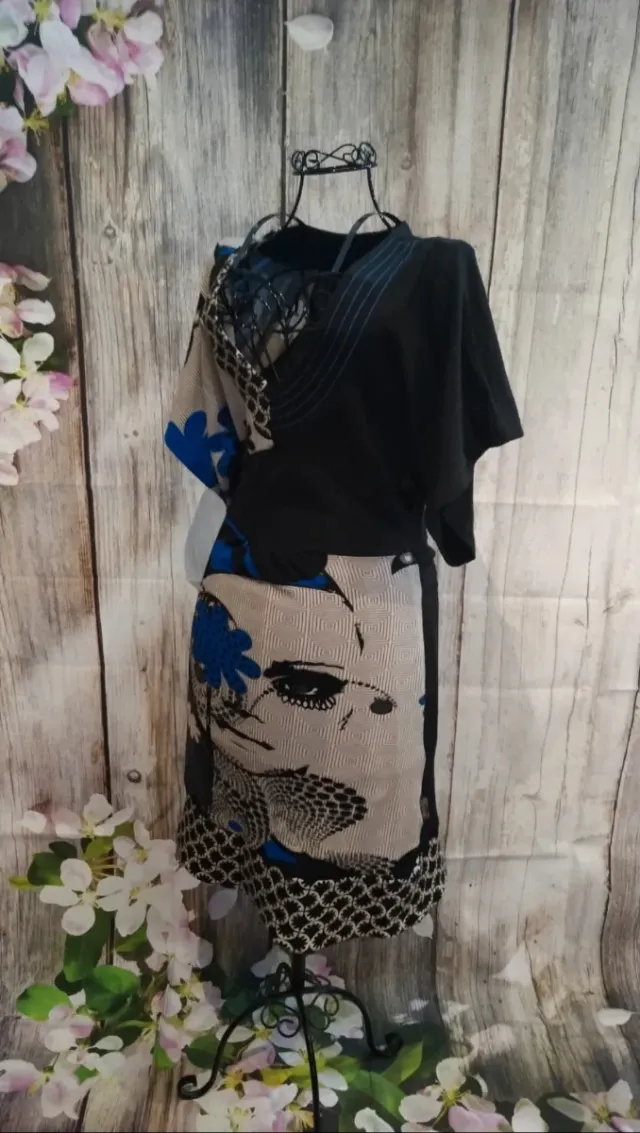 Vestido Koroshi estampado