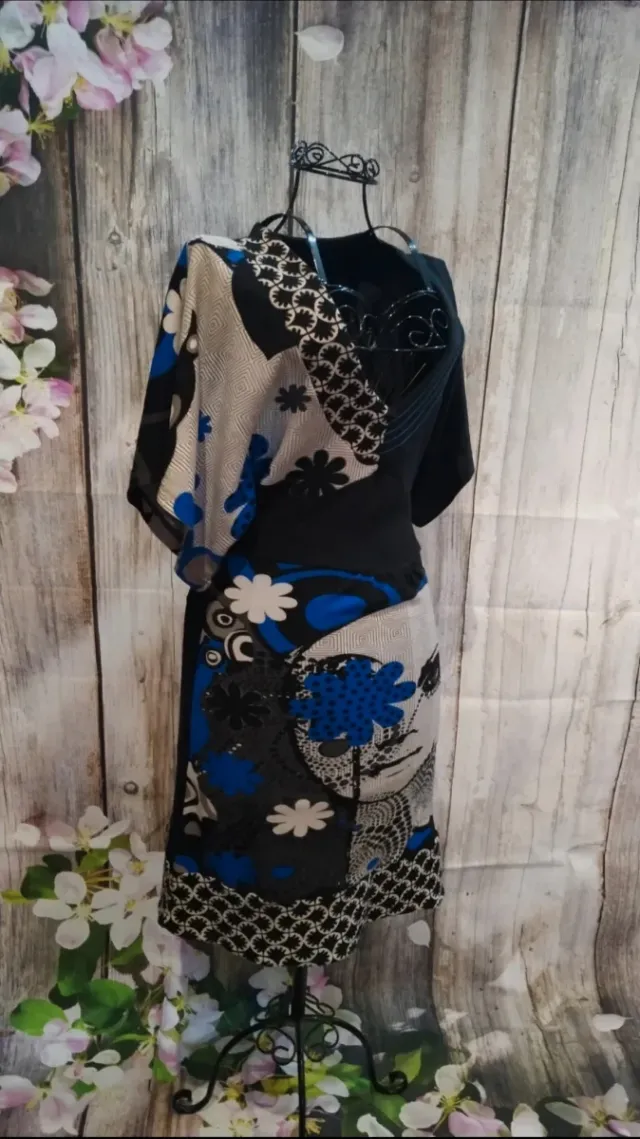 Vestido Koroshi estampado