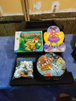 Lote 4 puzzles infantiles