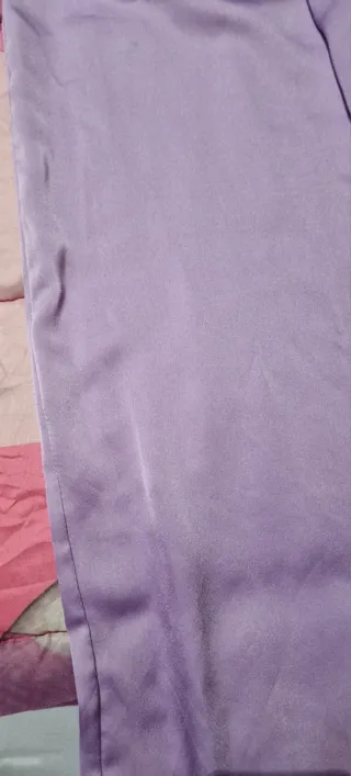 Pantaloni donna viola taglia unica