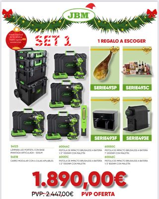 Set 1 JBM Herramientas + Regalo