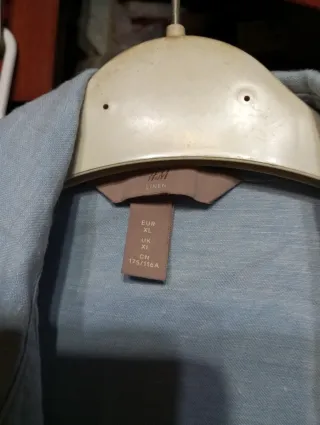 Camisa azul manga larga