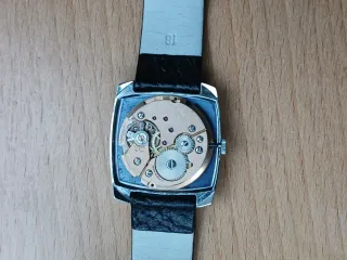 ROS-MAY Mecánico NOS Reloj Suizo Azul