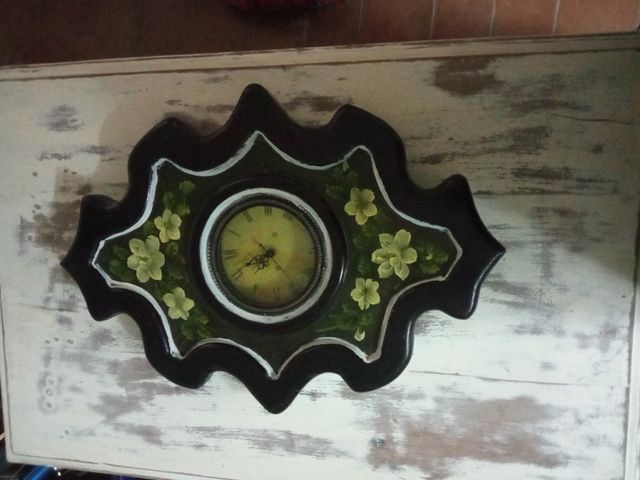 Orologio da parete decorativo in legno