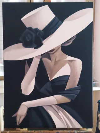 Quadro olio su tela arte contemporanea