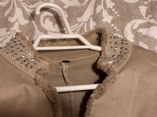 Chaqueta 3/4 con pedrería