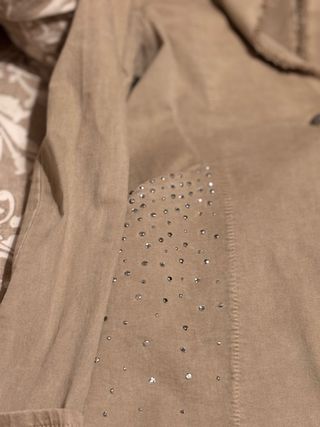 Chaqueta 3/4 con pedrería