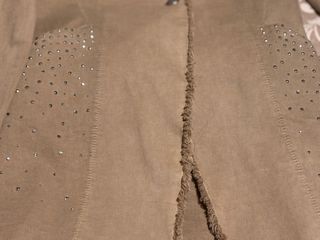 Chaqueta 3/4 con pedrería