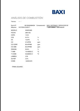 Caldera Gas Roca Vitoria 20/20F
