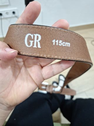 Cinturón Cuero Georges Rech 115cm Marrón