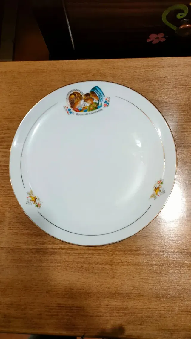 Lote Platos Primera Comunión SANTA CLARA 640513926