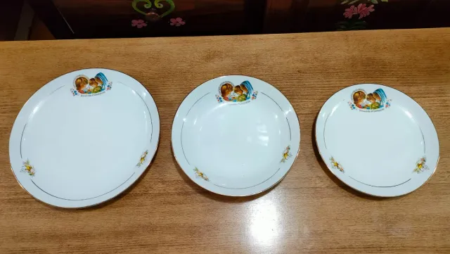 Lote Platos Primera Comunión SANTA CLARA 640513926