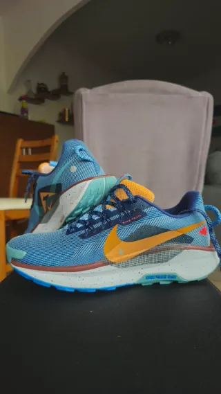 Zapatillas Nike Trail Running Azul Naranja
