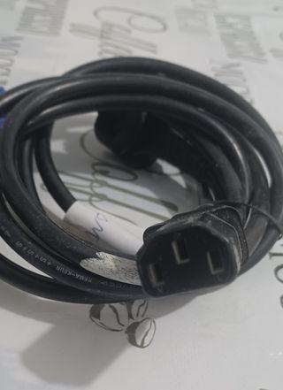 Cables Monitor Sony VGA y Alimentación