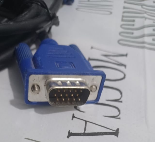 Cables Monitor Sony VGA y Alimentación