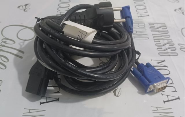 Cables Monitor Sony VGA y Alimentación