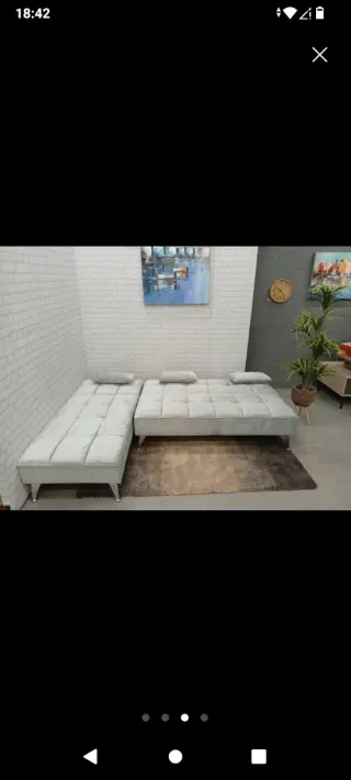 Sofá Cama Chaise Longue MODELO NOELIA XS