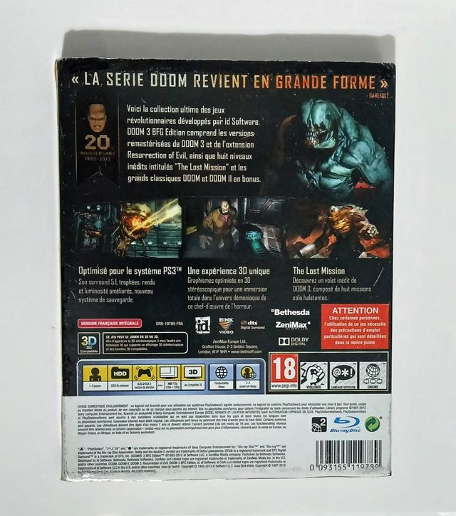 Doom 3 BFG Edition PS3