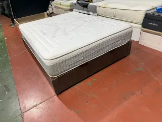 Canapé Flex Wengue y Colchón Smart 150x190