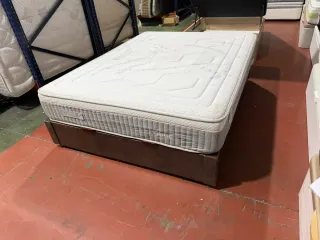 Canapé Flex Wengue y Colchón Smart 150x190