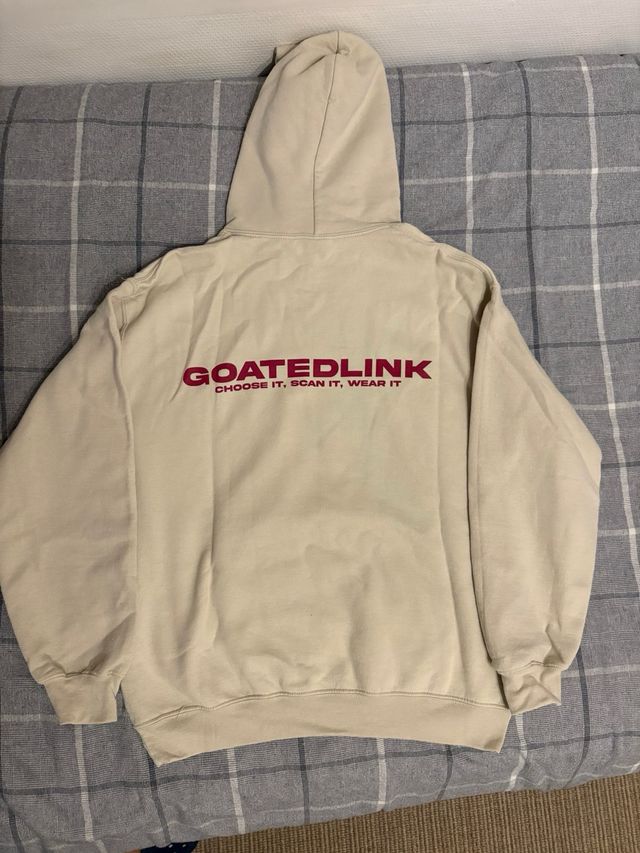 Sudadera Nerety Beige con Diseño