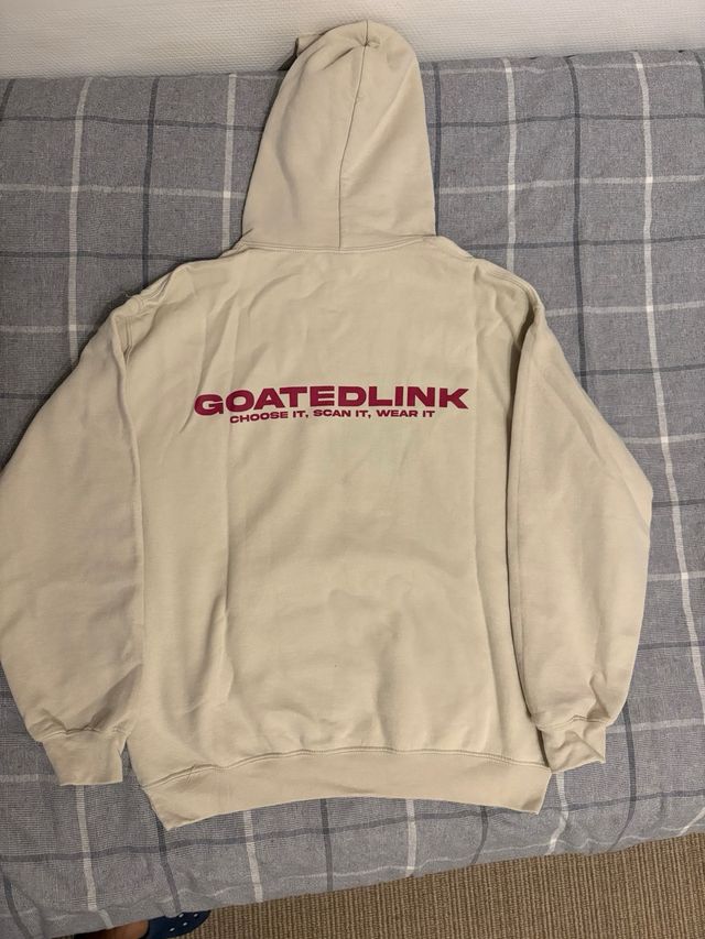 Sudadera Nerety Beige con Diseño