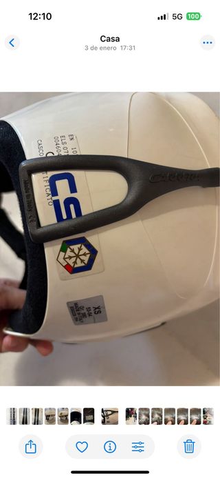 Casco de esquí Carrera Red Shark niño niña