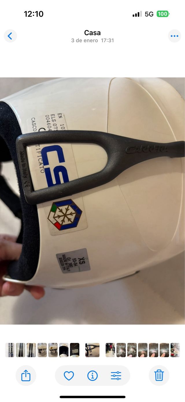 Casco de esquí Carrera Red Shark niño niña