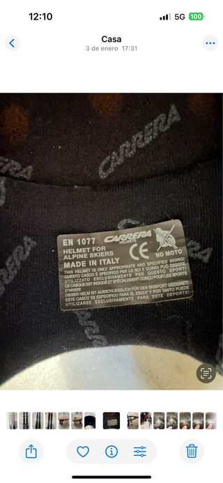 Casco de esquí Carrera Red Shark niño niña