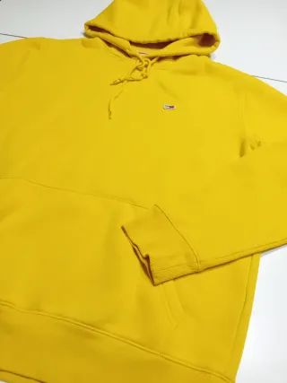 Felpa cappuccio Tommy Hilfiger Gialla Taglia S