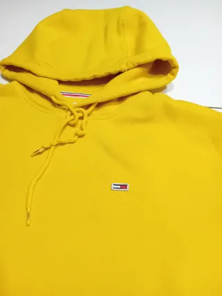 Felpa cappuccio Tommy Hilfiger Gialla Taglia S