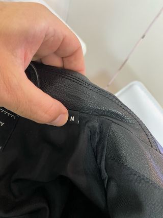 Chaqueta Biker Piel Superdry Talla M