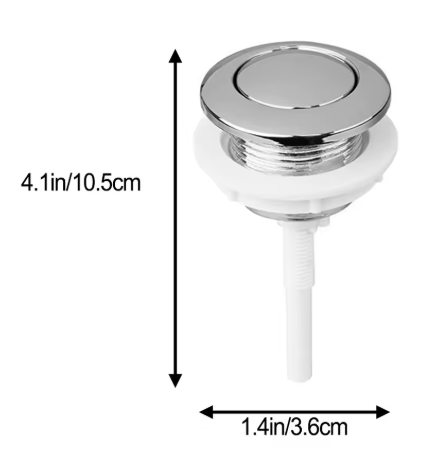 Pulsador Cisterna WC 10,5 cm