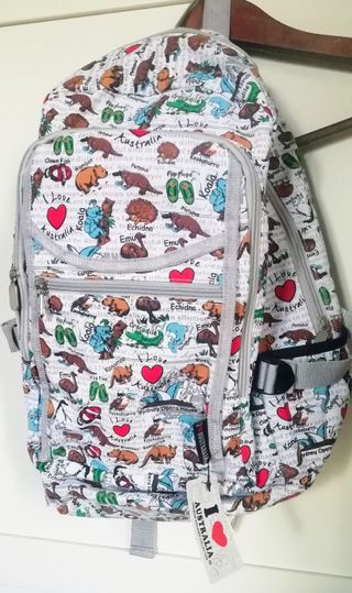 Zaino Australia Cotone Fantasia Animali
