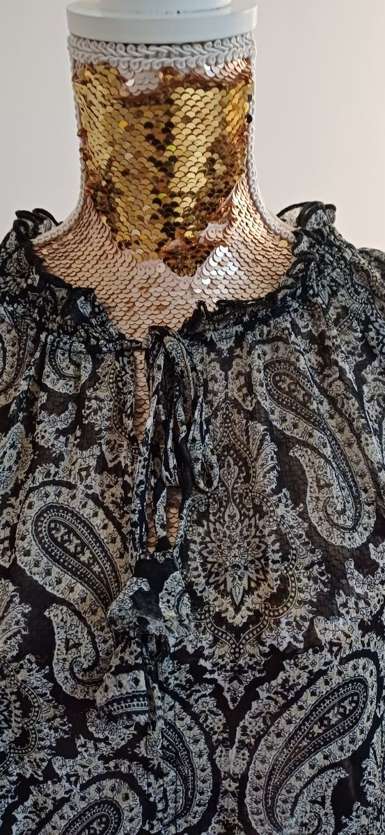 Blusa Mango Estampada Paisley