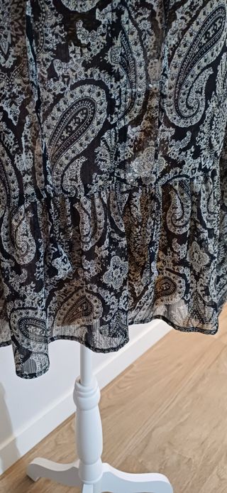 Blusa Mango Estampada Paisley