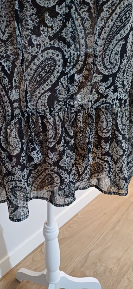 Blusa Mango Estampada Paisley