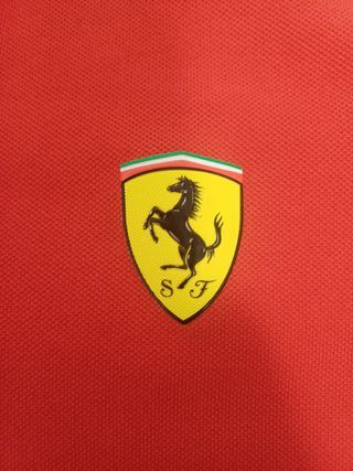 Camisa Polo Ferrari Puma Roja