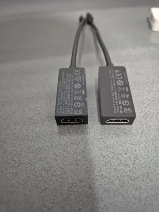 2x Adaptadores Microsoft Mini DisplayPort