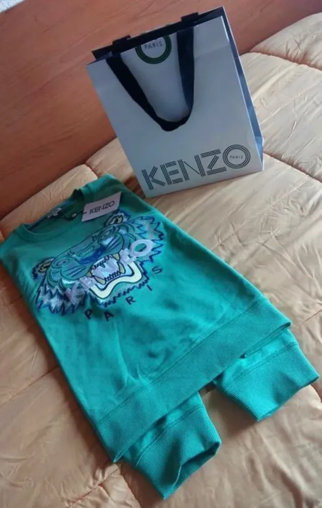 Sudadera Kenzo Verde Agua