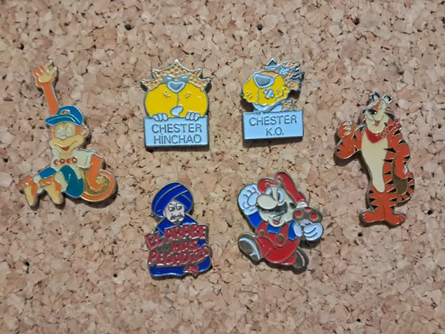 Lote de 6 pines coleccionables