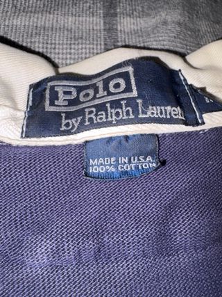 Polo Ralph Lauren Manga Larga Vintage Azul